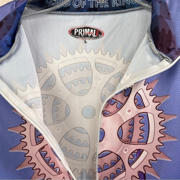 PRIMAL WEAR LORD OF THE RINGZ Cycling shirt with back pockets. ¾ front zip. L - Picture 5 of 8